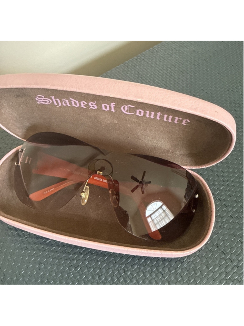 Vintage Juicy Couture Sunglasses “GRAND/S 0EQ6 RJ 99001 125 0-5” Rimless Y2K
